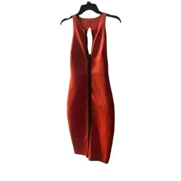 Guess Tangerine Orange Spandex Summer Tank Dress. Super Sporty and Sexy. - Picture 8 of 9